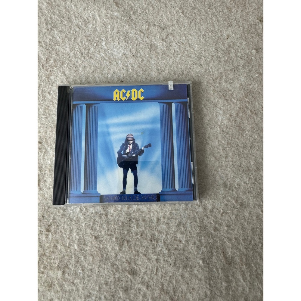 AC/DC Who Made Who CD Maximum Overdrive Soundtrack 1986 Atlantic 81650-2